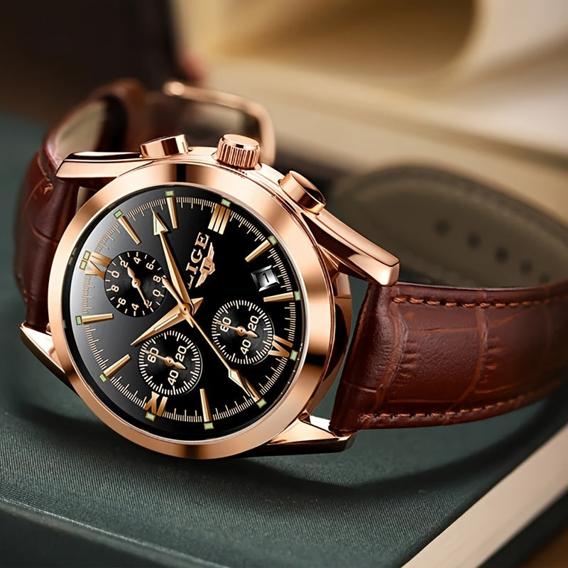 men's chronograph quartz watch