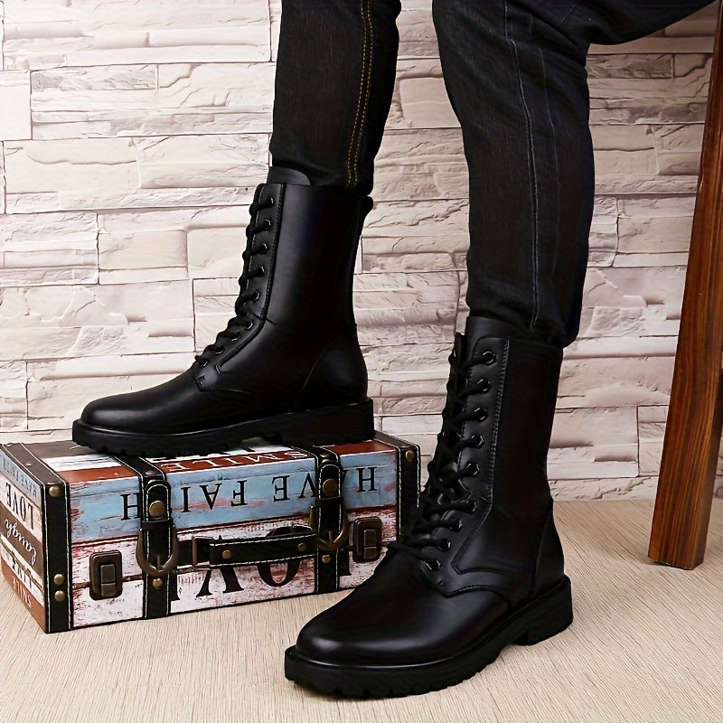 leather riding boots for men