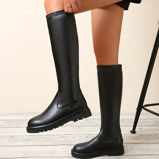 Versatile platform boots for women