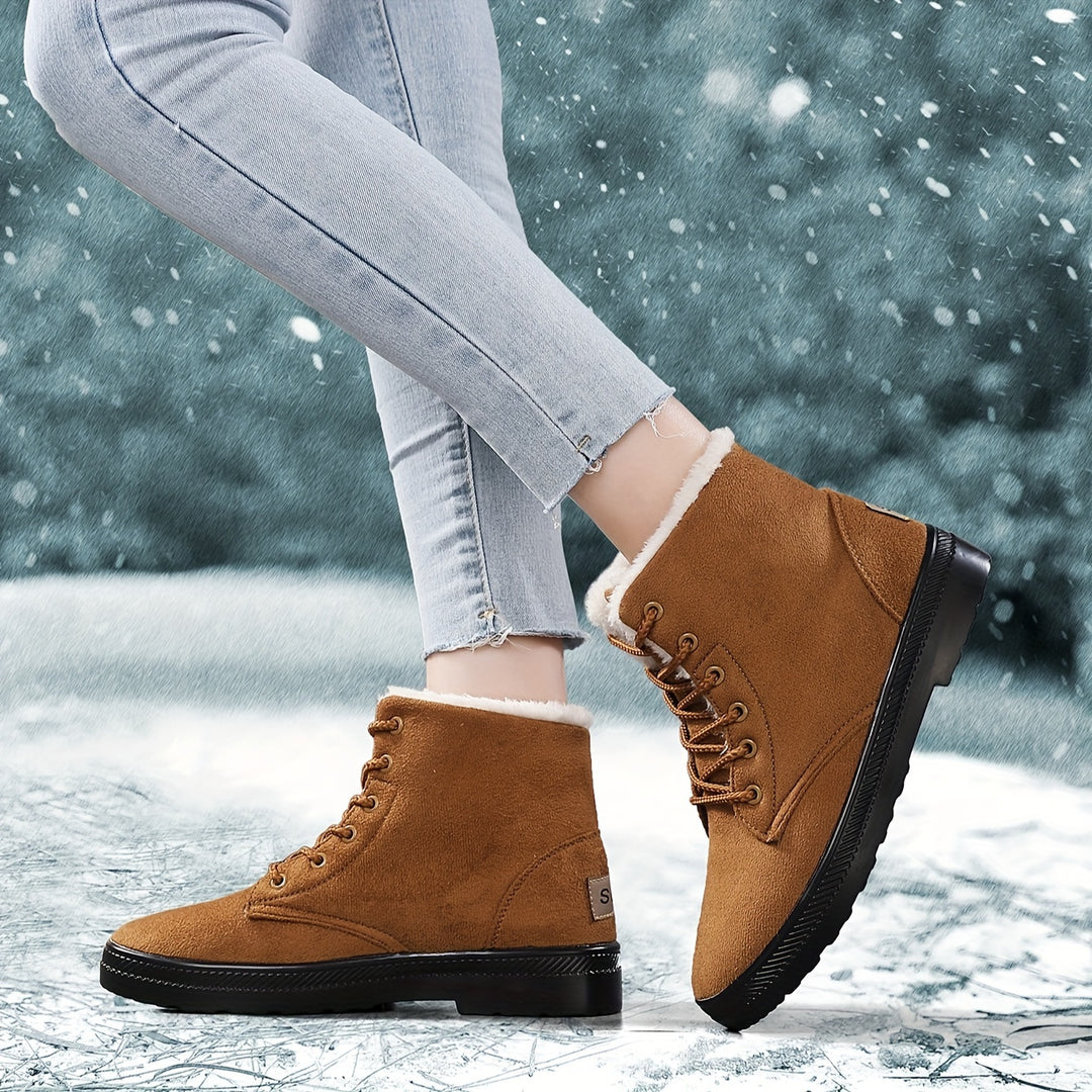 Suede Snow Boots for Women