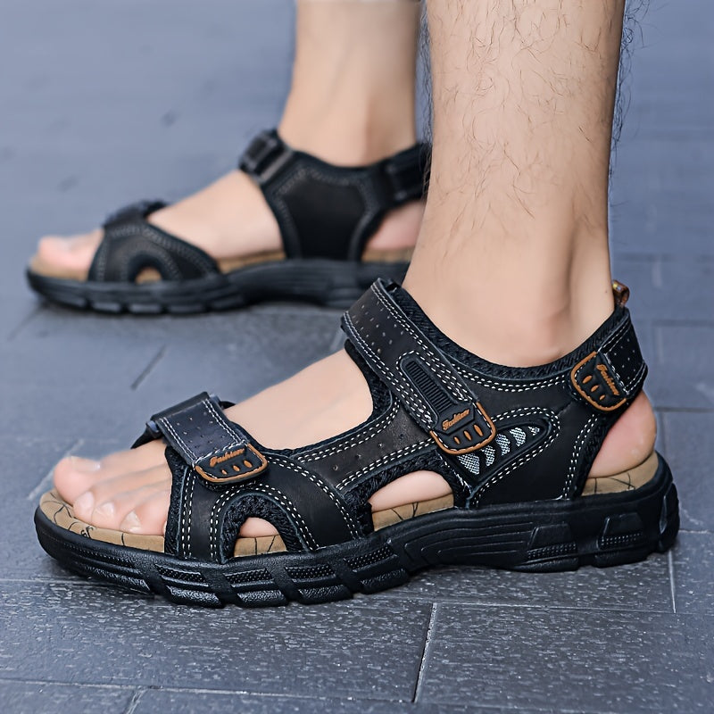 men's leather sandals