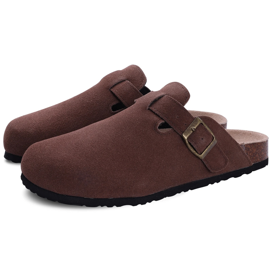 Robuste Wildleder-Clogs