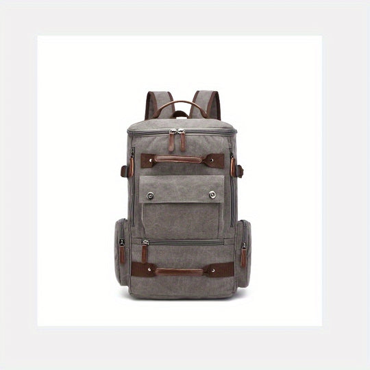 Multifunctional canvas backpack