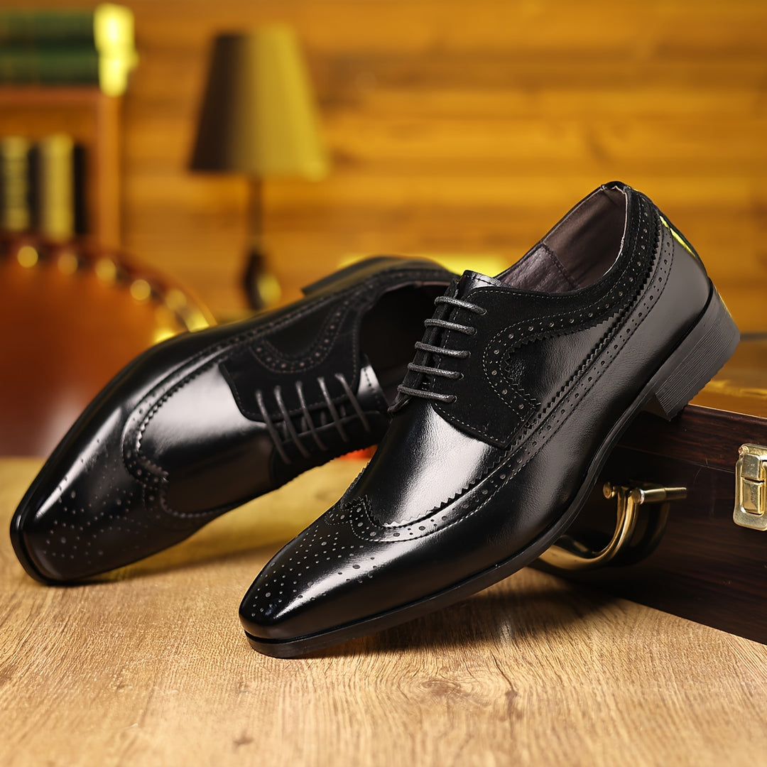 Men's Wing Tip Oxford Shoes