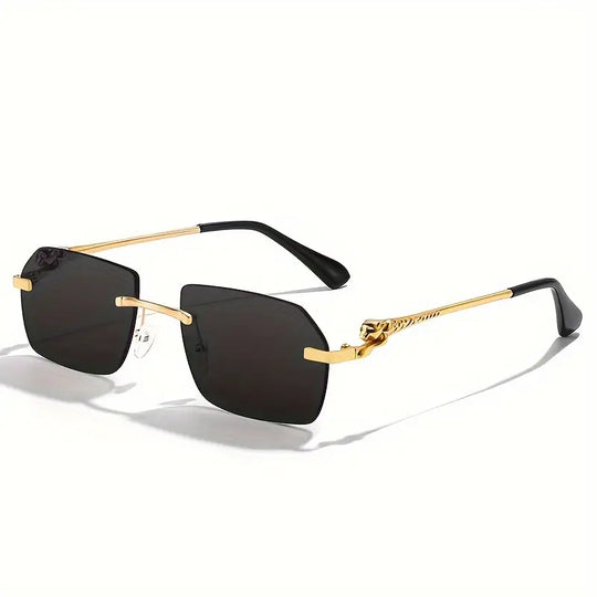 Randlose Retro-Sonnenbrille für Männer