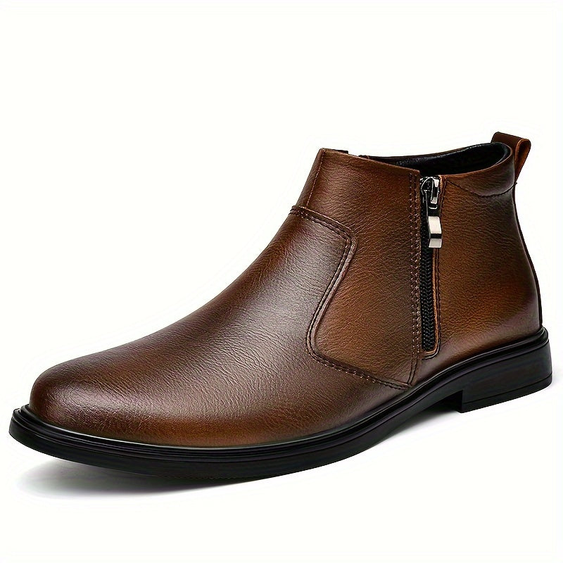 Men's ankle boots made of solid leather