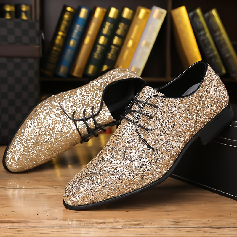 Men's Sequin Formal Sneakers