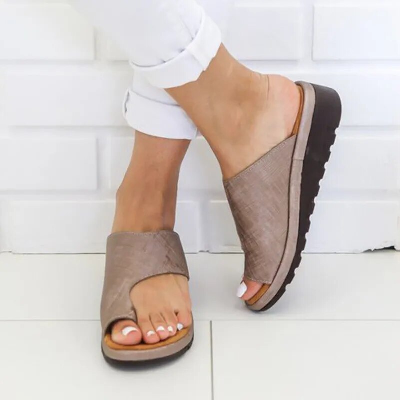 Orthopedic wedge sandals for women