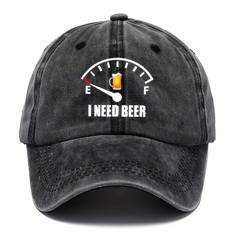 Beer Theme Cotton Baseball Cap