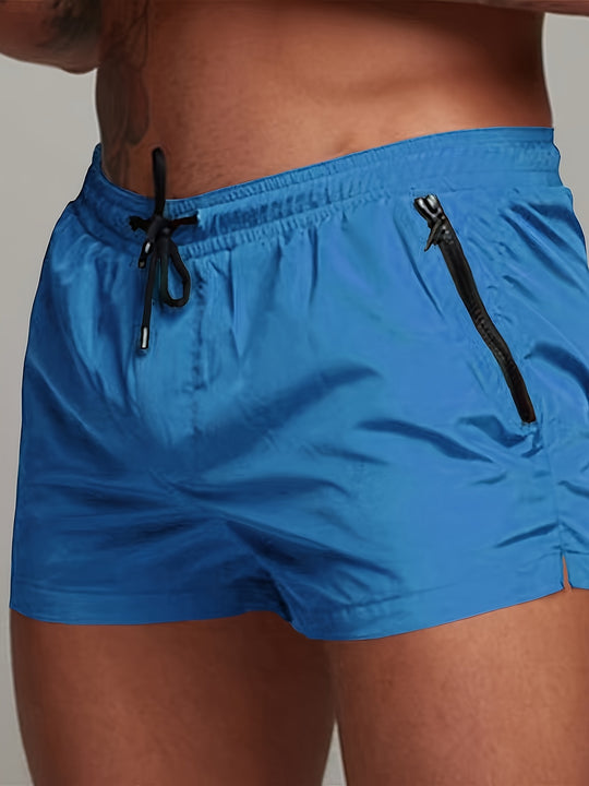 Herren-Sommer-Shorts mit Reißverschlusstasche