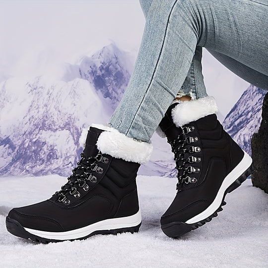 High Top Thermal Hiking Boots for Women