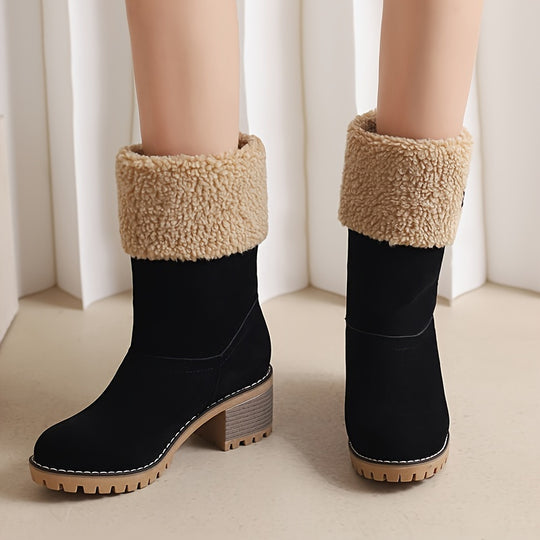 women's snow boots with stiletto heels