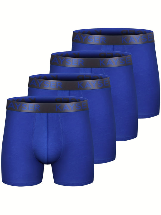 4er-Pack Herren-Boxershorts aus Baumwolle