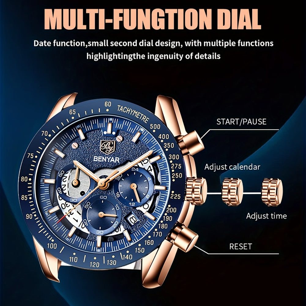 Men's Chronograph Analog Quartz Watch