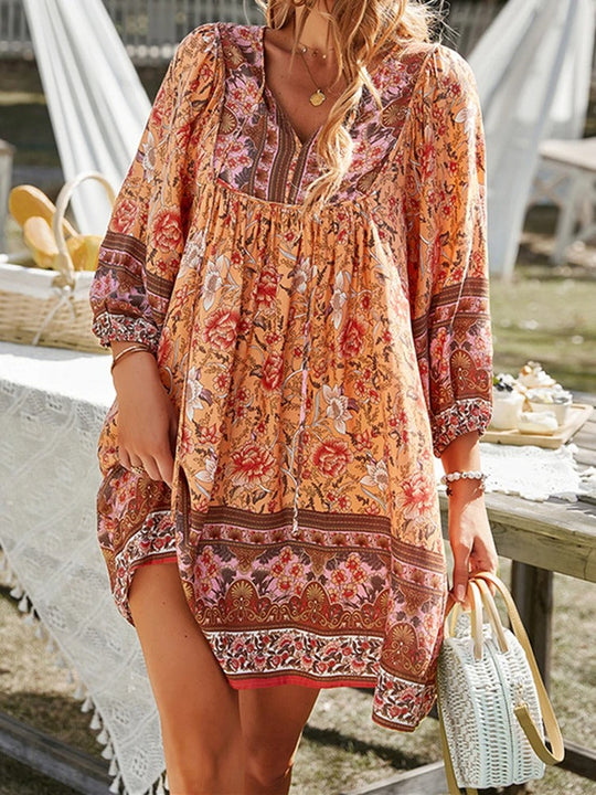 Vintage Boho Kleid