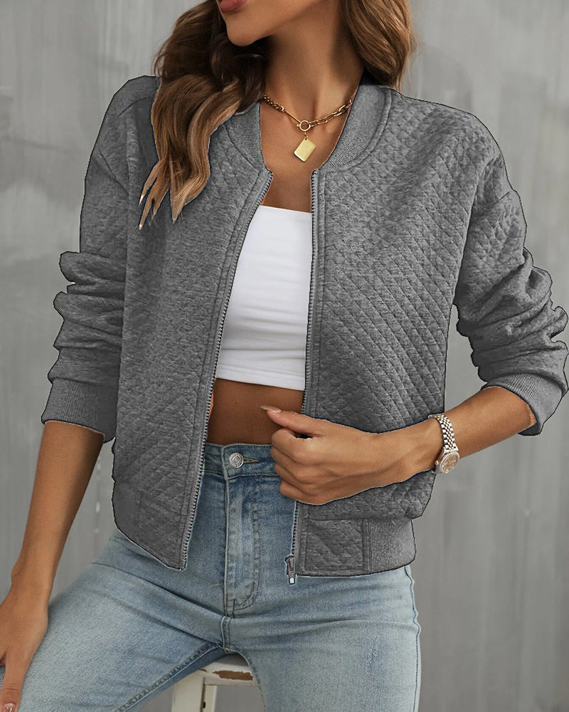 Stylish bomber jacket for women