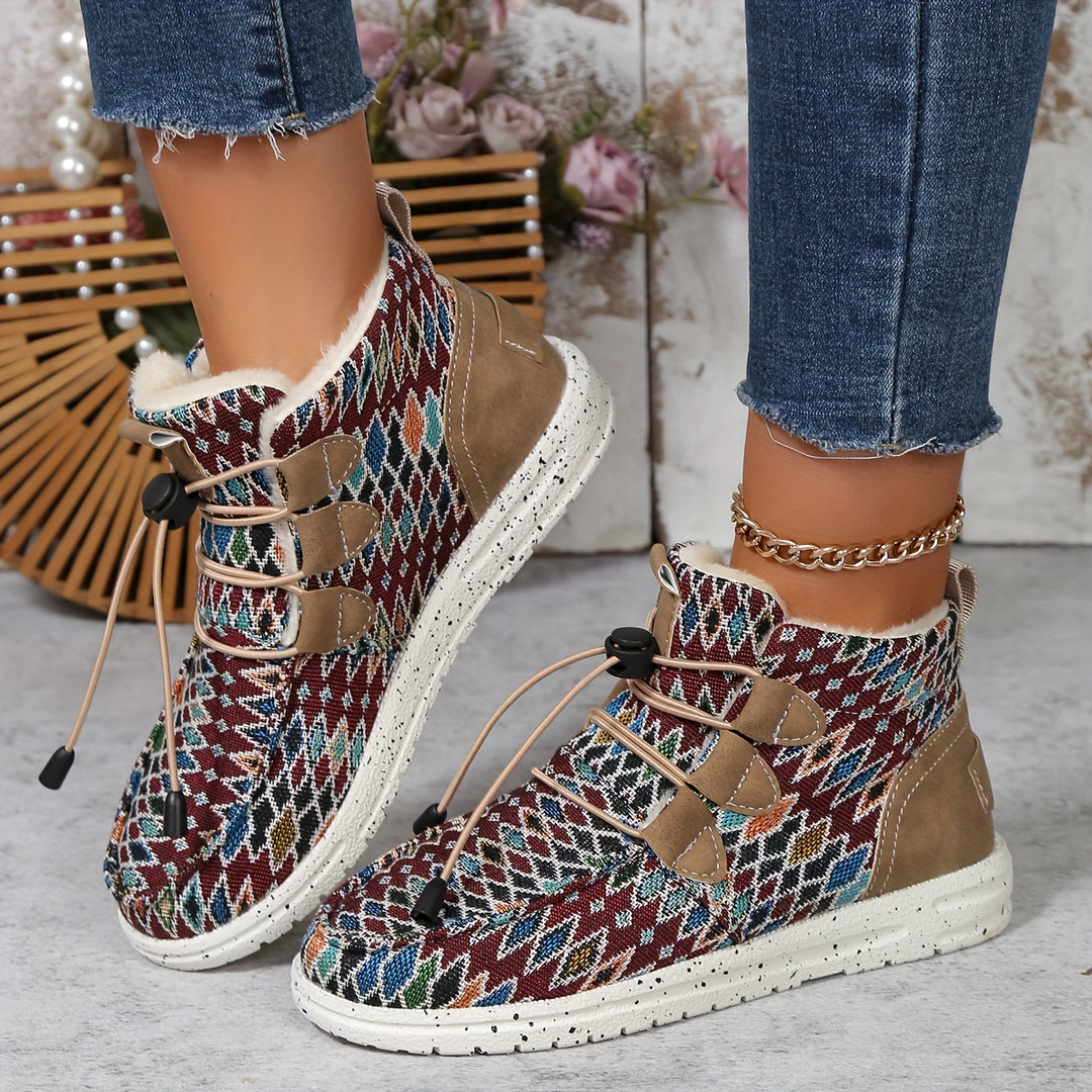 Geometric Ankle Boots for Women