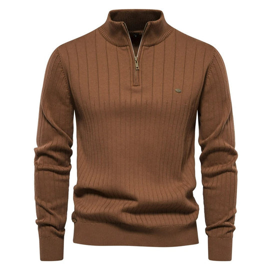 Men's zip-up sweater