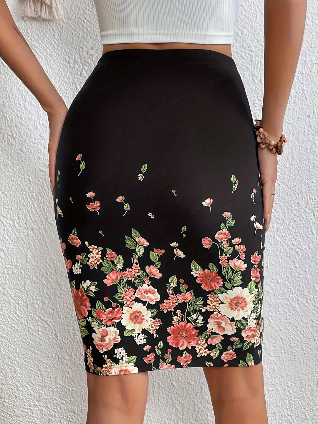 Elegant High Waist Bodycon Skirt for Women