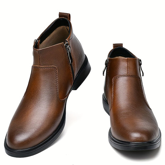 Men's ankle boots made of solid leather