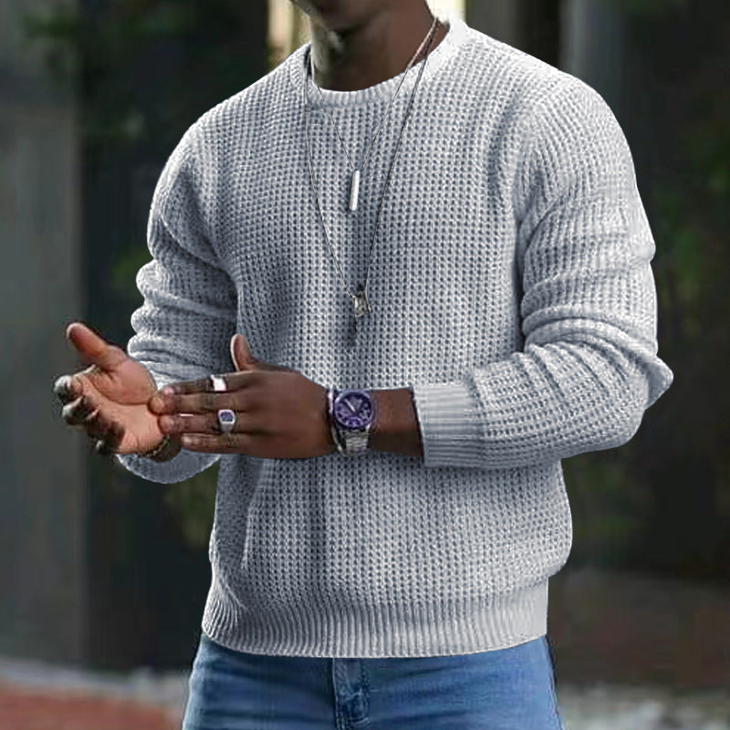 Plain sweater for men