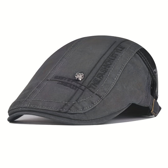 men's flat cap cabbie hat