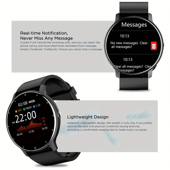 Waterproof multifunctional smartwatch for men