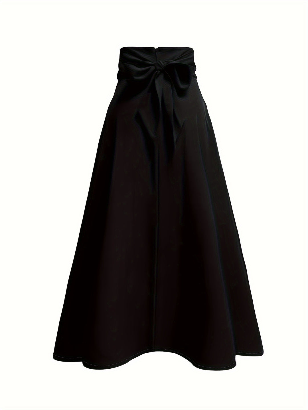 Elegant maxi skirts with a fixed tie belt