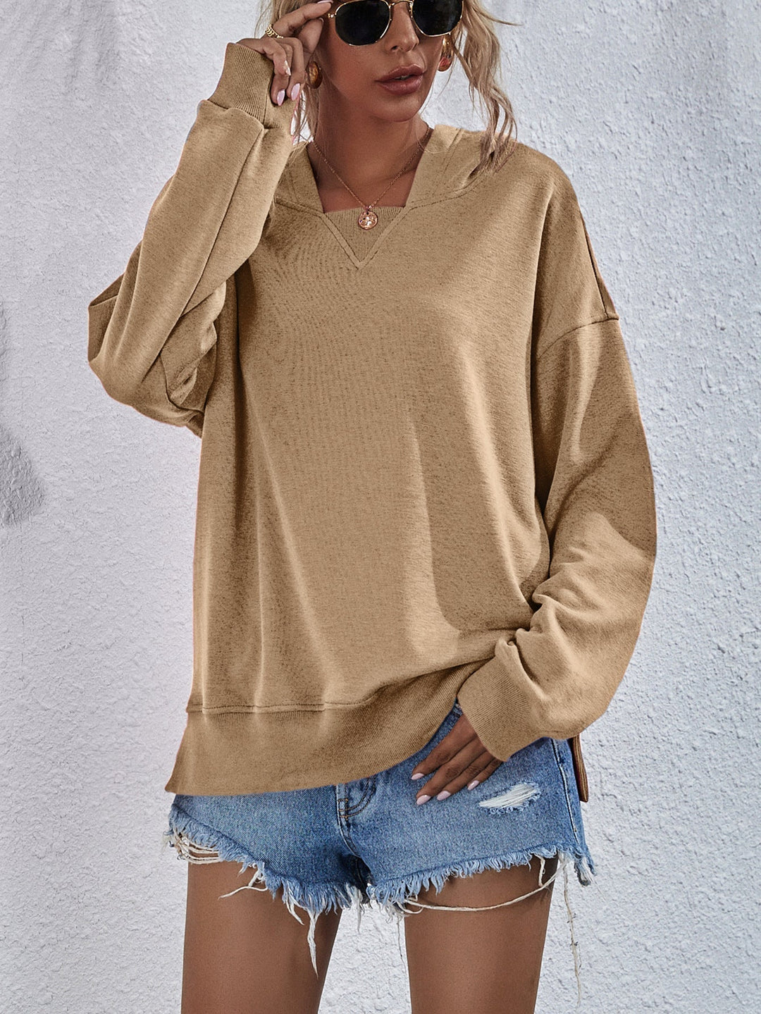 V-neck sweater for women