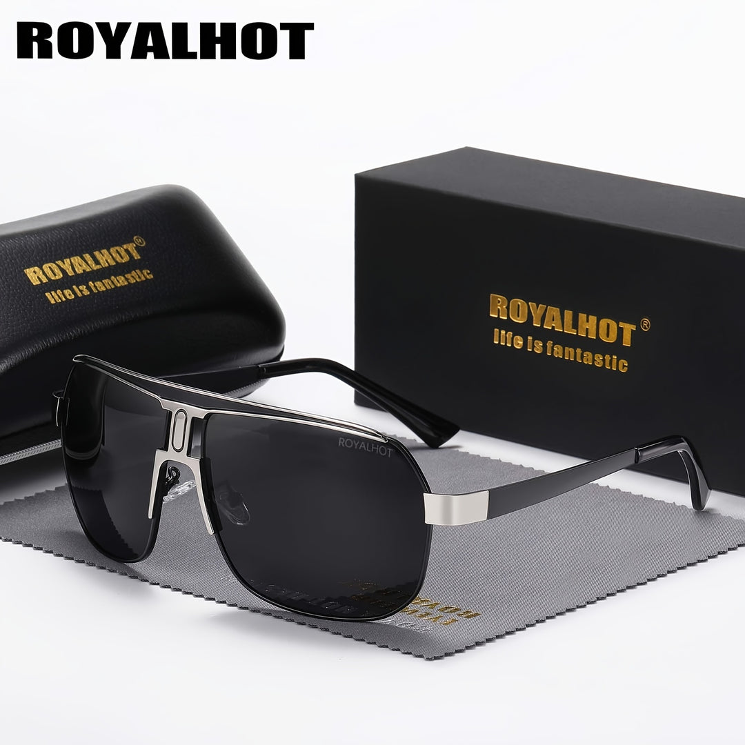 Polarisierte Herren-Sonnenbrille aus Metall