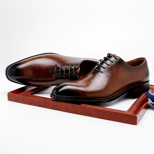 Plain Toe Oxford Shoes for Men