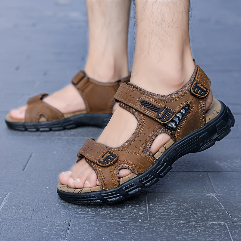 men's leather sandals