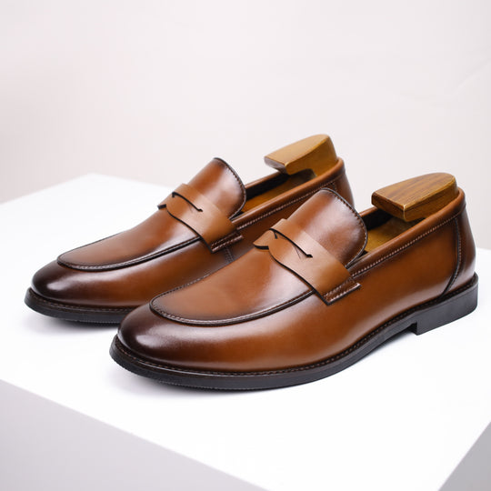 Herren-Penny-Loafer aus Leder