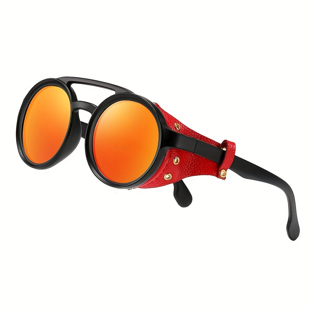 Retro Steampunk Runde Sonnenbrille