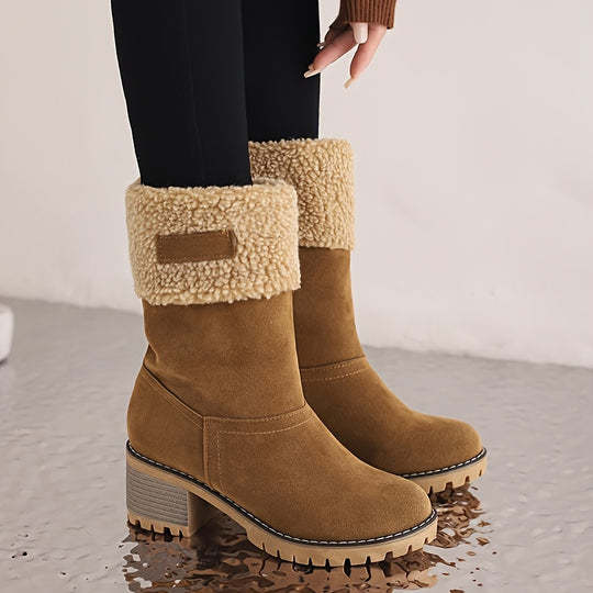 women's snow boots with stiletto heels