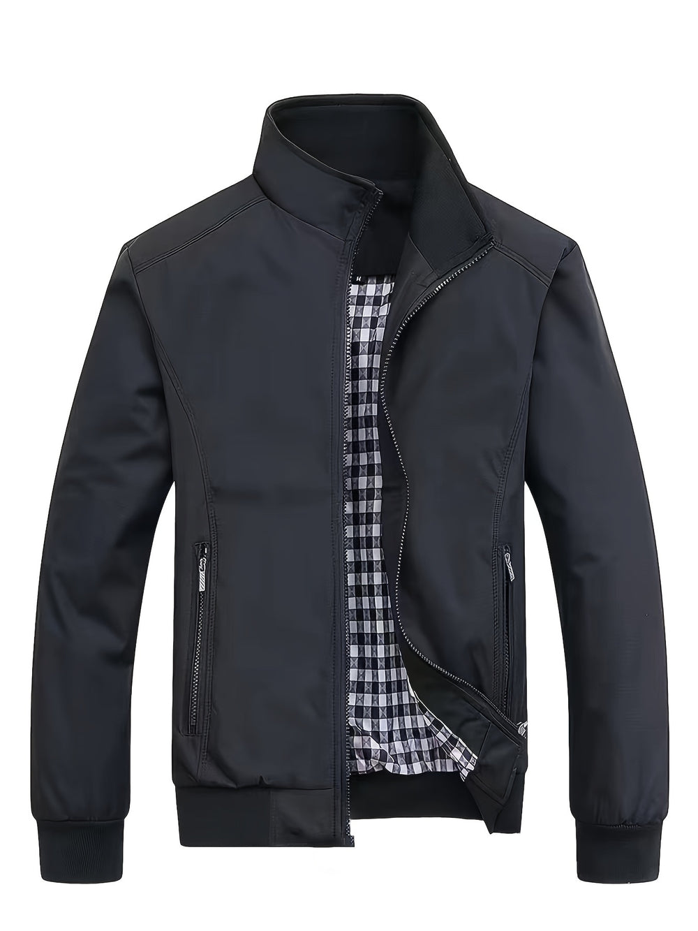 Casual jacket with zip pockets