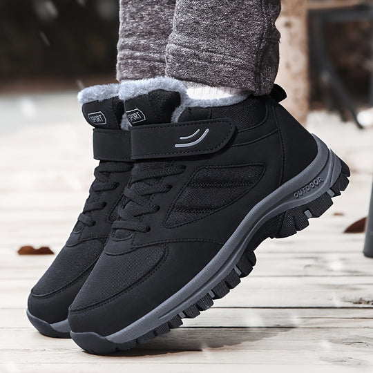 Fleece-lined hiking boots for women