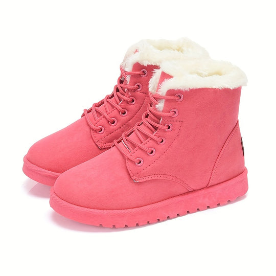 women's boots made of thermal suede