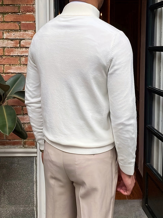 V-neck sweater for men