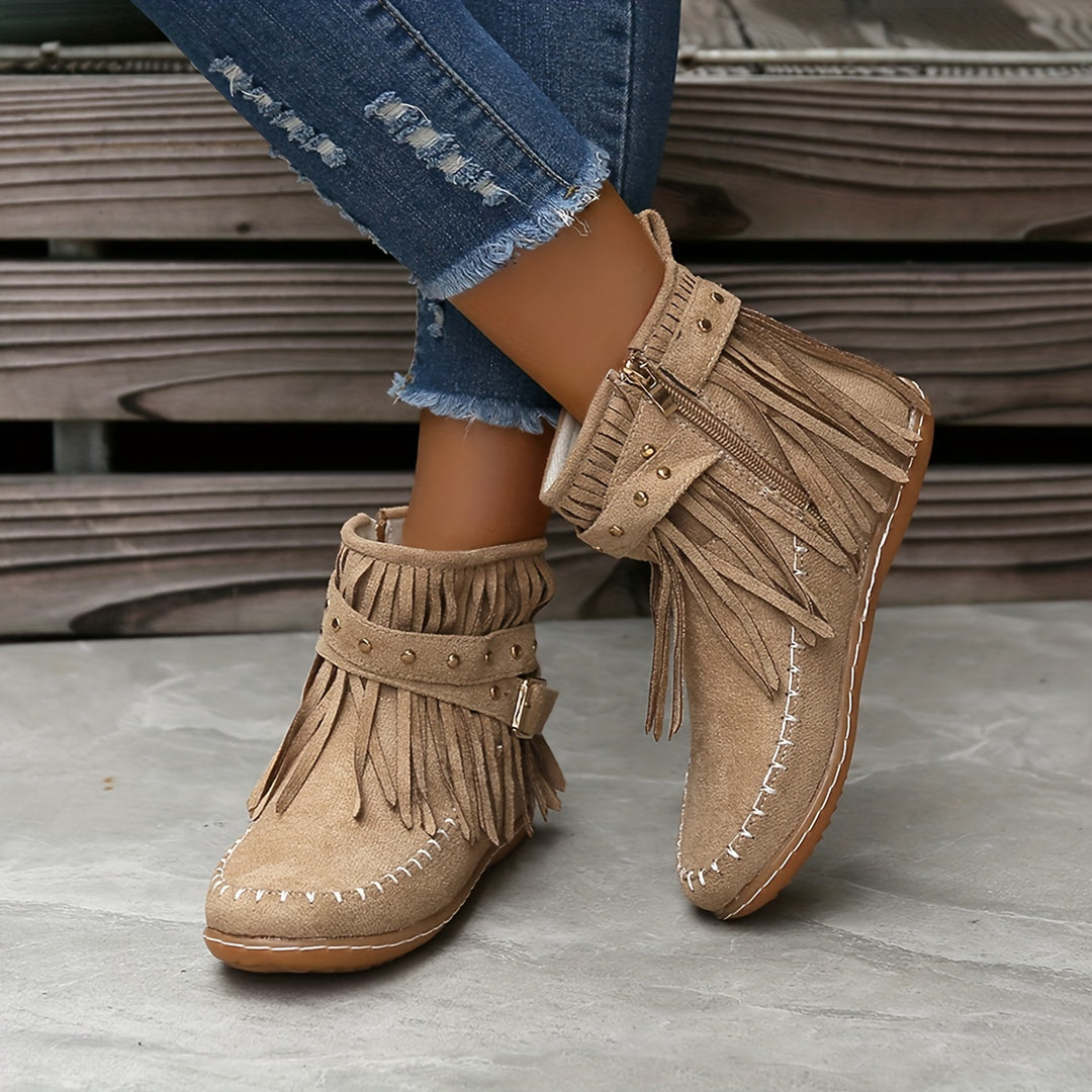 Casual Suede Ankle Boots for Women