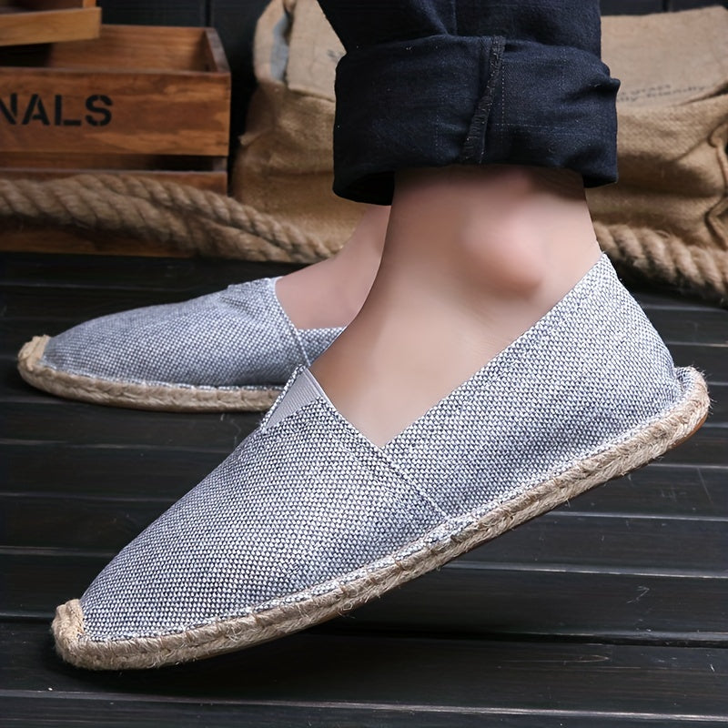 Herren Espadrilles Loafer Schuhe