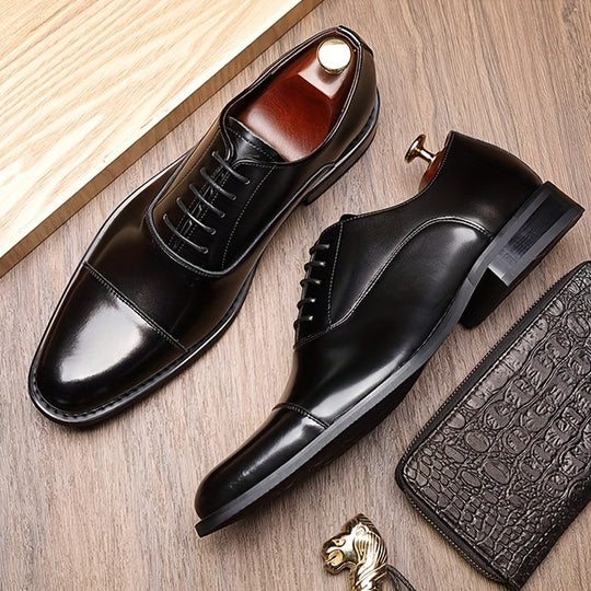 Oxford lace-up shoes for men