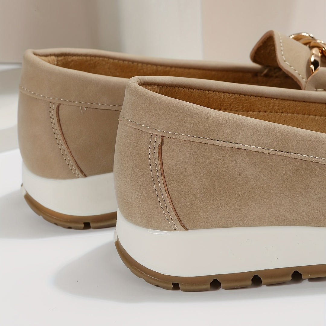 Women's casual suede loafers