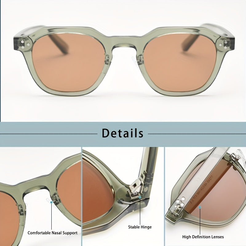 Retro Round TR90 Polarisierte Sonnenbrille