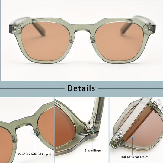 Retro Round TR90 Polarisierte Sonnenbrille