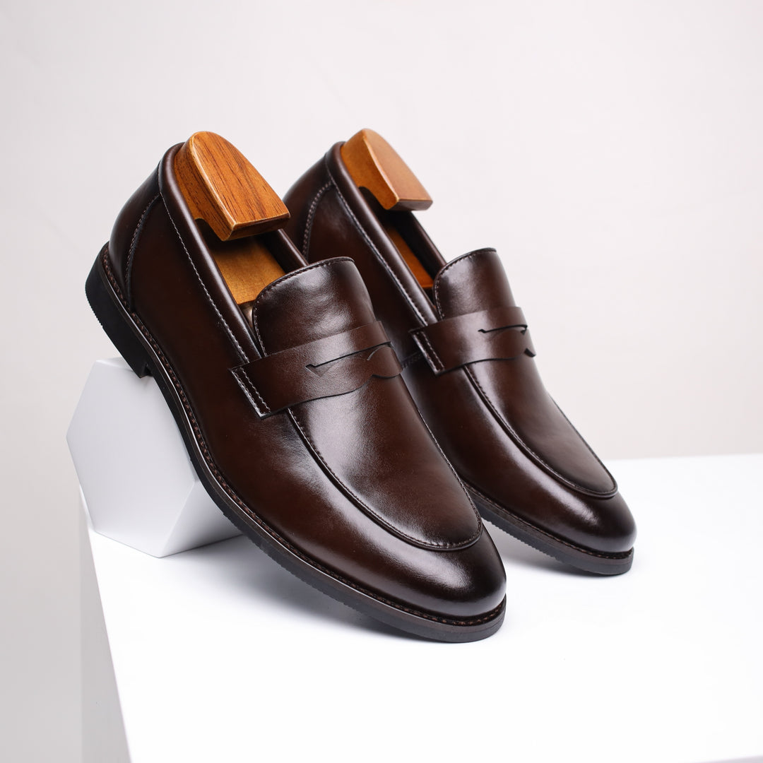 Herren-Penny-Loafer aus Leder