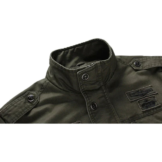 military style jacket for men