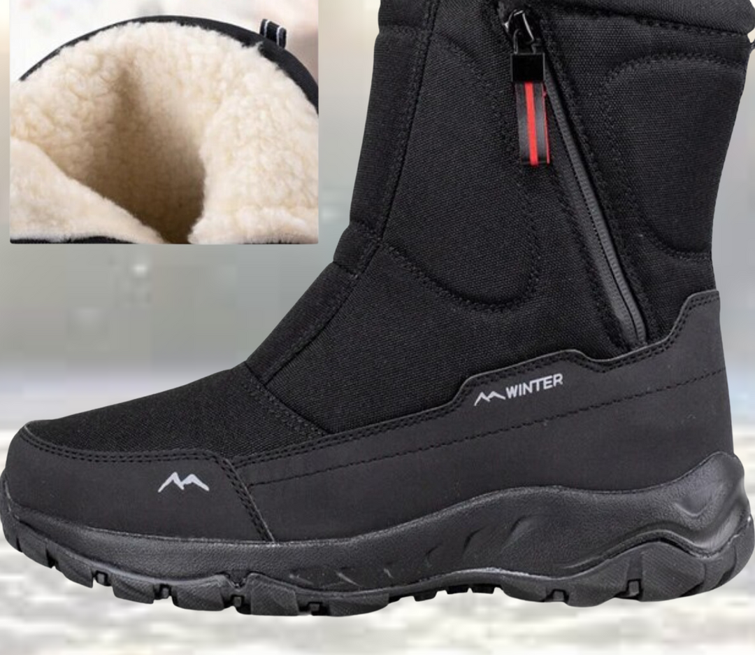 Men's Mid Calf Mesh Snow Boots