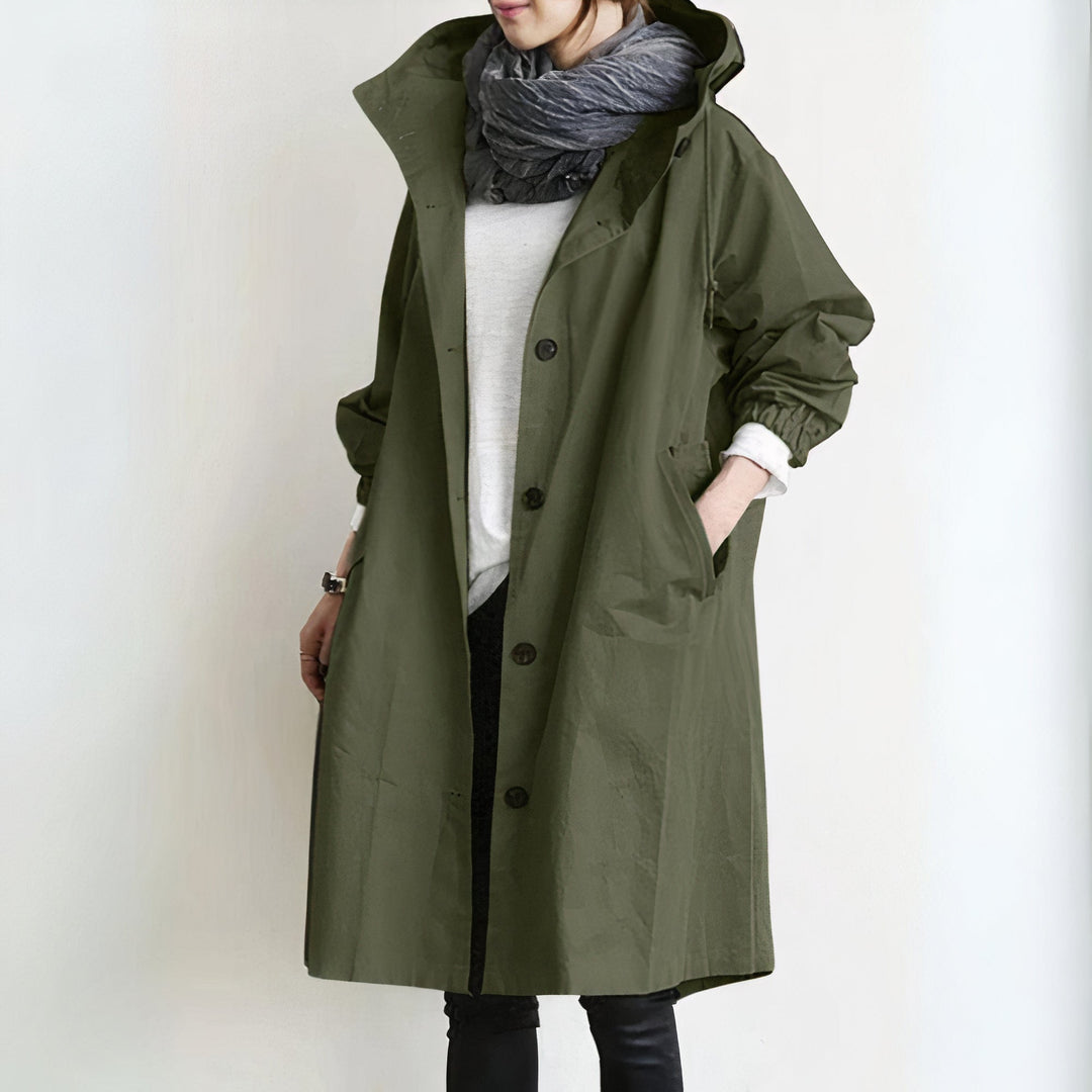 Trench coat and windbreaker for women