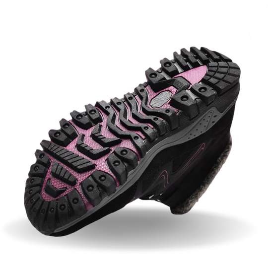 Orthopedic winter shoes made of fleece